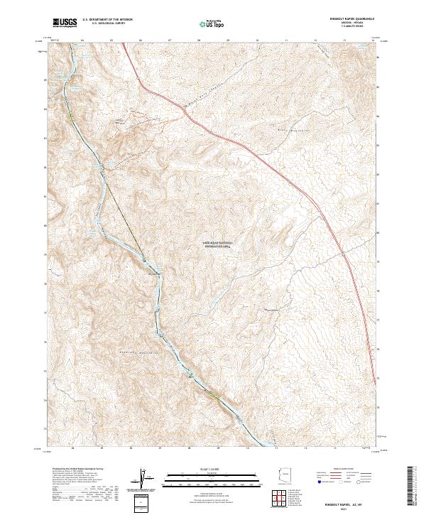 Ringbolt Rapids topographic map thumbnail