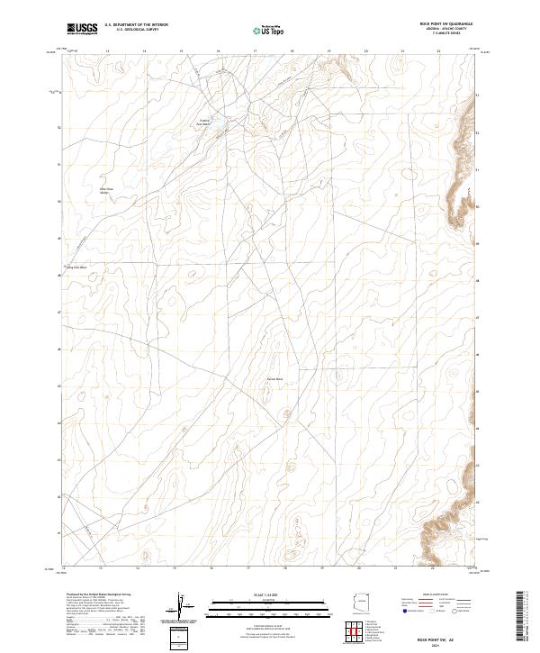 Rock Point SW topographic map thumbnail