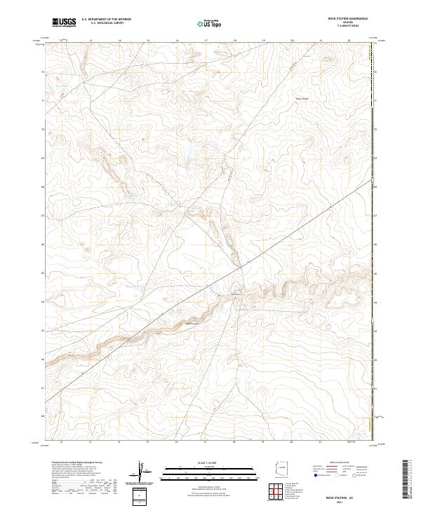 Rock Station topographic map thumbnail