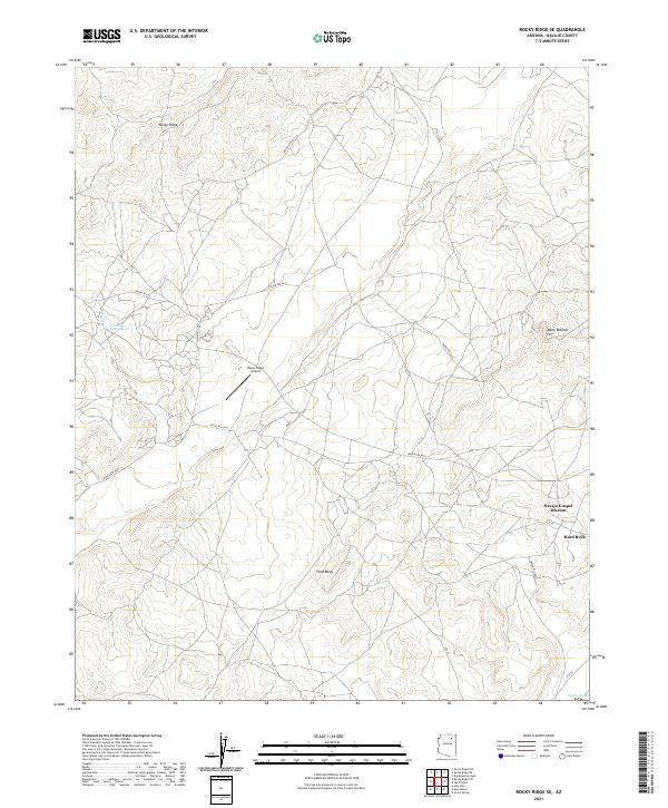 Rocky Ridge SE topographic map thumbnail