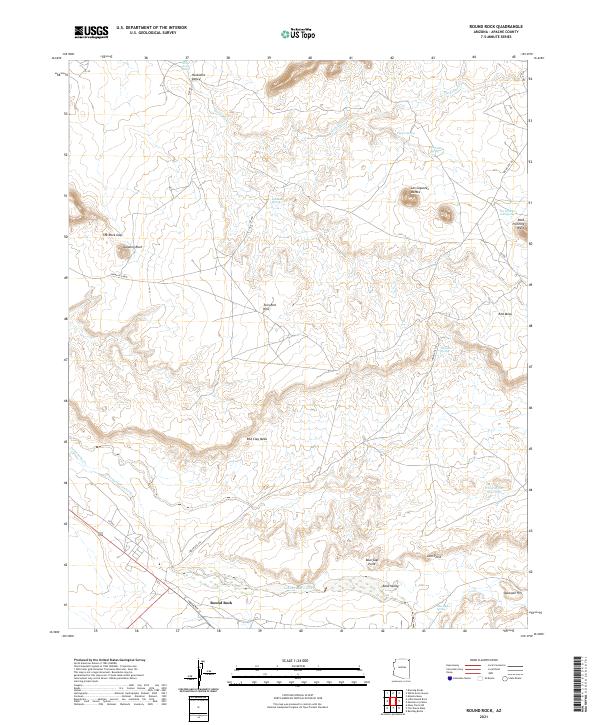 Round Rock topographic map thumbnail