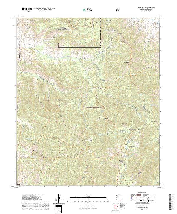 Rustler Park topographic map thumbnail