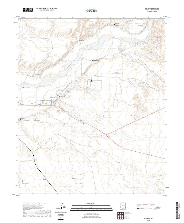 San Jose topographic map thumbnail