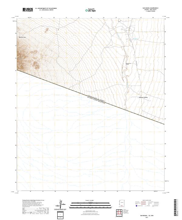 San Miguel topographic map thumbnail