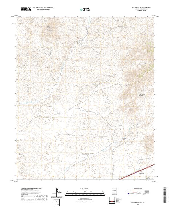 San Pedro Ranch topographic map thumbnail