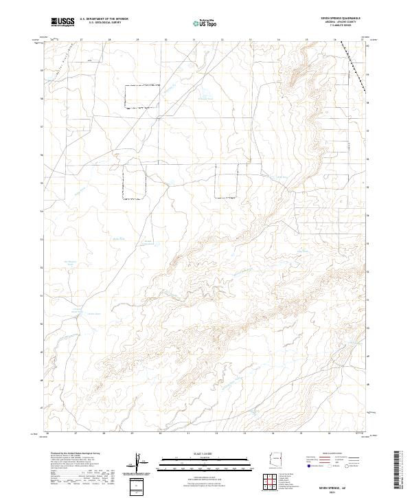 Seven Springs topographic map thumbnail