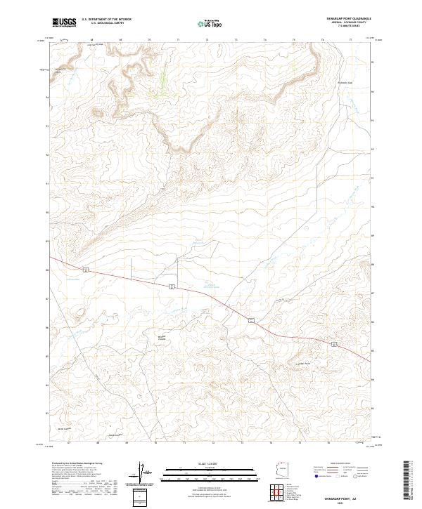 Shinarump Point topographic map thumbnail