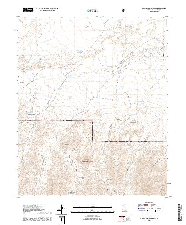 Shingle Mill Mountain 2021 topographic map thumbnail