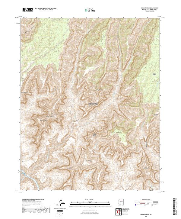 Shiva Temple topographic map thumbnail
