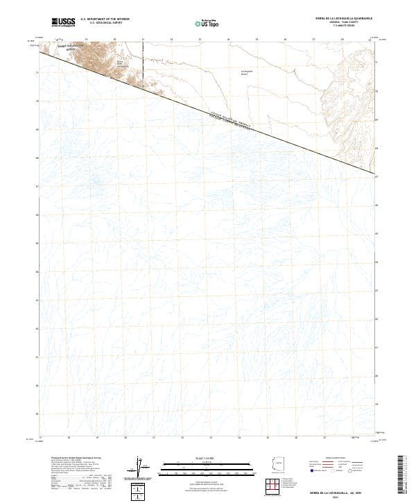 Sierra de la Lechuguilla topographic map thumbnail