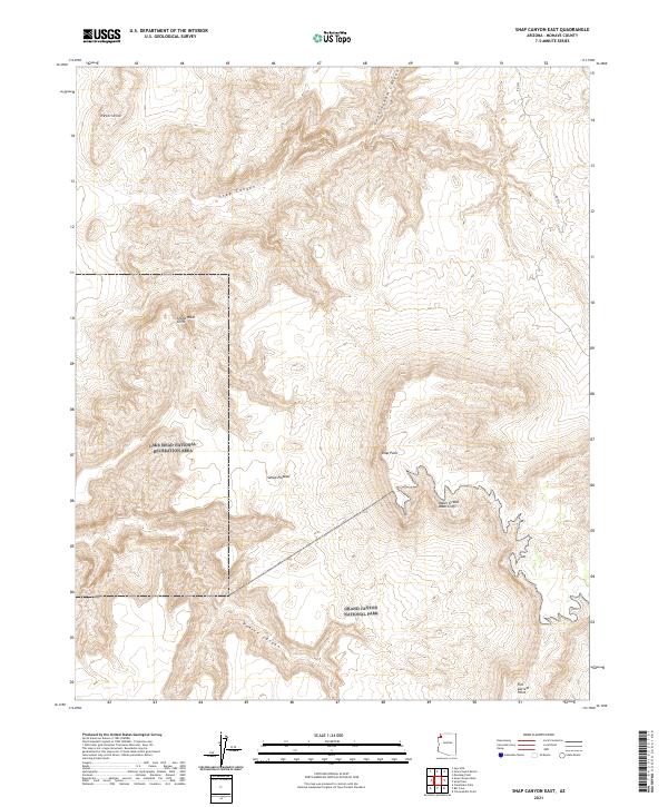 Snap Canyon East topographic map thumbnail