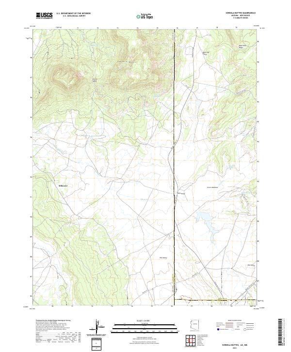 Sonsela Buttes topographic map thumbnail