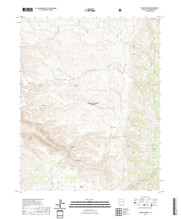 Sowats Spring topographic map thumbnail