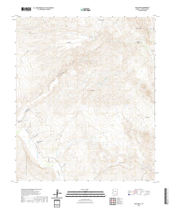 Soza Mesa 2021 topographic map thumbnail