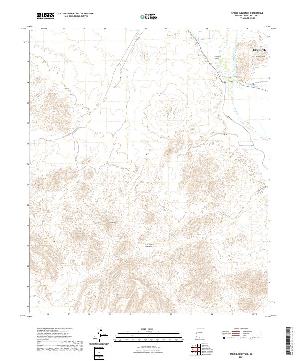 Spring Mountain 2021 topographic map thumbnail