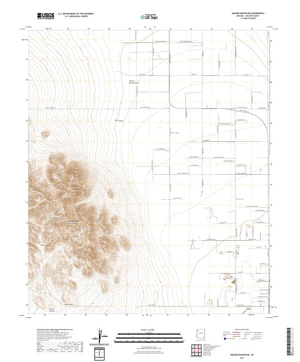 Square Mountain topographic map thumbnail