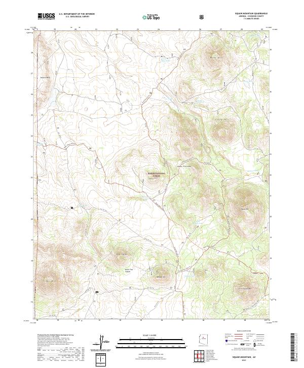 Cedar Mountain 2021 topographic map thumbnail