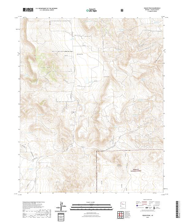 Red Lake Flat 2021 topographic map thumbnail
