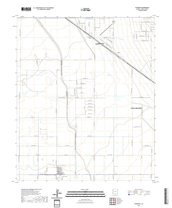 Stanfield 2021 topographic map thumbnail
