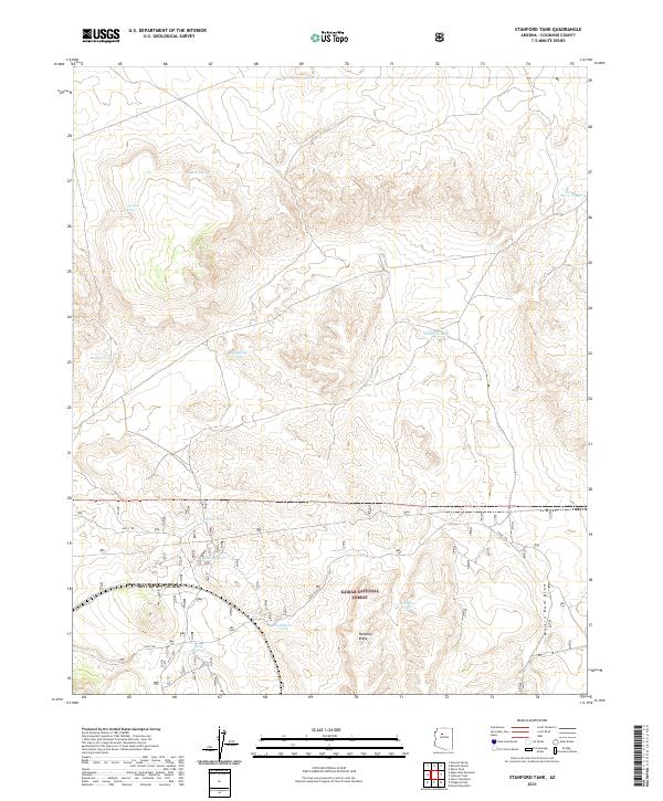 Stanford Tank topographic map thumbnail