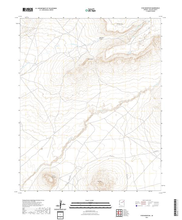 Star Mountain topographic map thumbnail