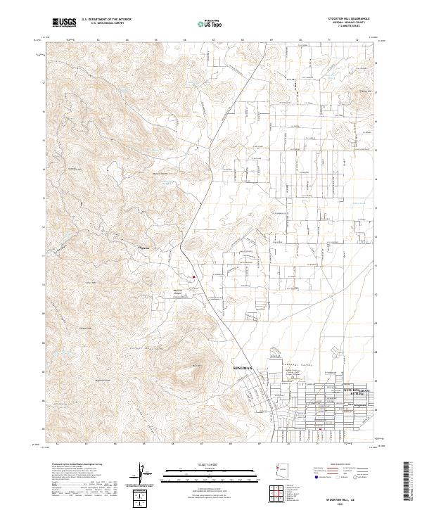 Stockton Hill topographic map thumbnail