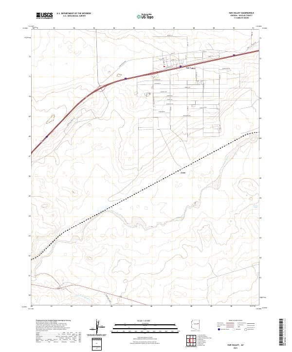 Sun Valley 2021 topographic map thumbnail