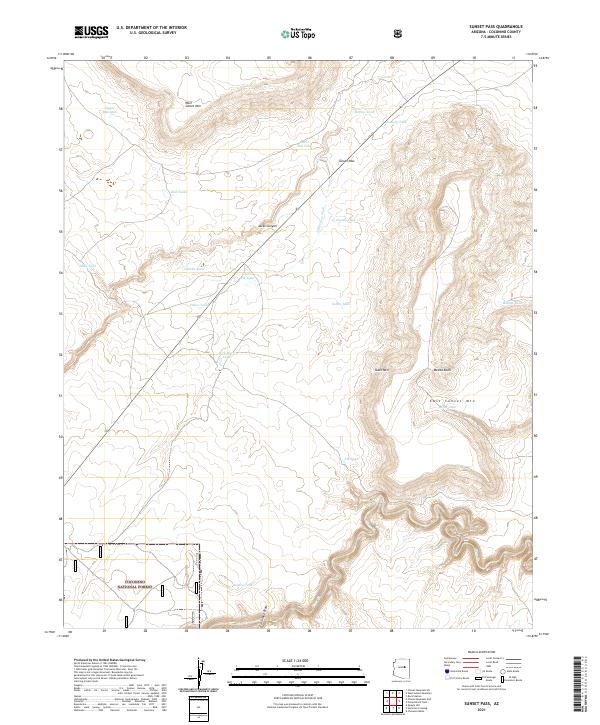 Sunset Pass 2021 topographic map thumbnail