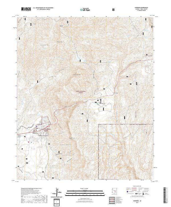 Superior topographic map thumbnail