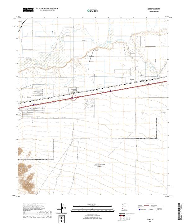 Tacna topographic map thumbnail