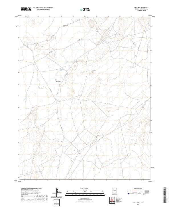 Tall Mesa topographic map thumbnail