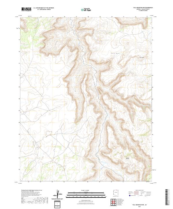 Tall Mountain NW topographic map thumbnail