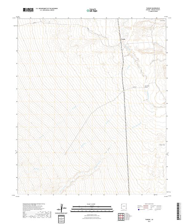 Tanque topographic map thumbnail