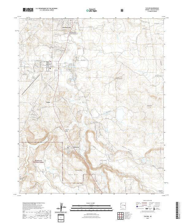 Taylor topographic map thumbnail