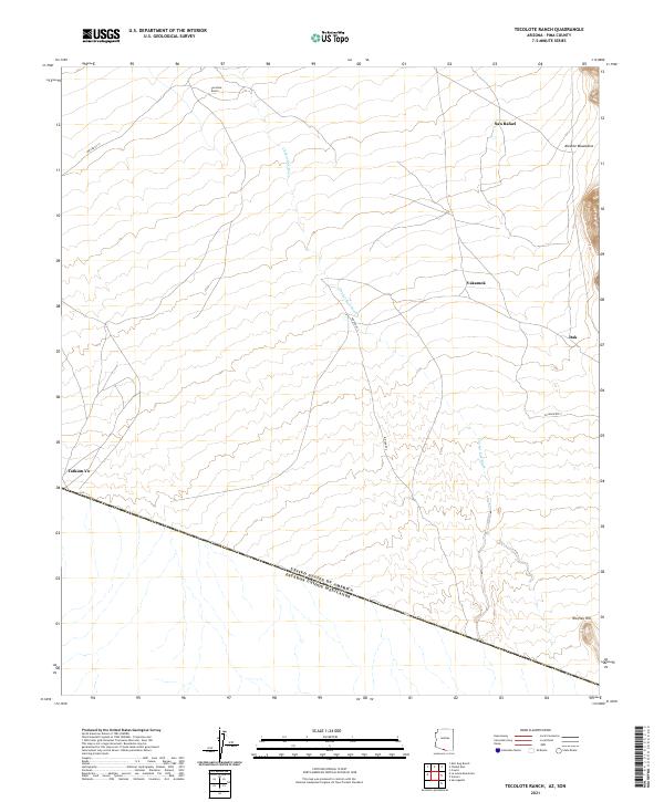 Tecolote Ranch topographic map thumbnail