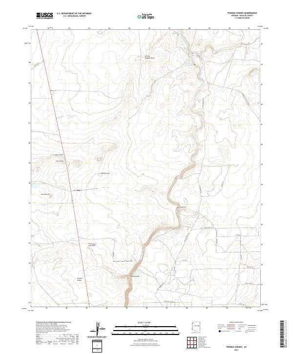 Tenmile Cedars 2021 topographic map thumbnail