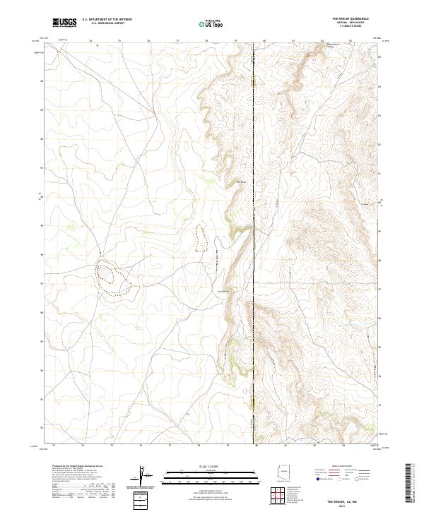 The Rincon topographic map thumbnail