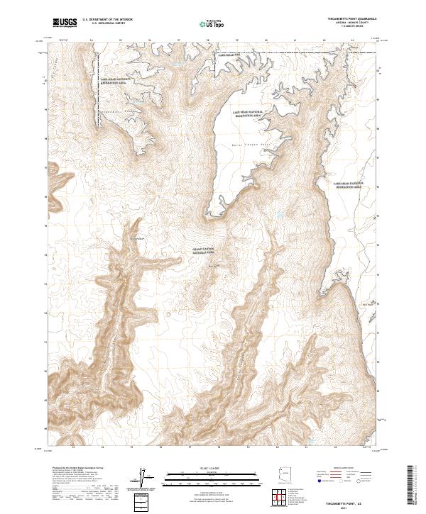 Tincanebitts Point topographic map thumbnail