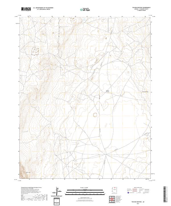 Toh Bih Nosteny topographic map thumbnail