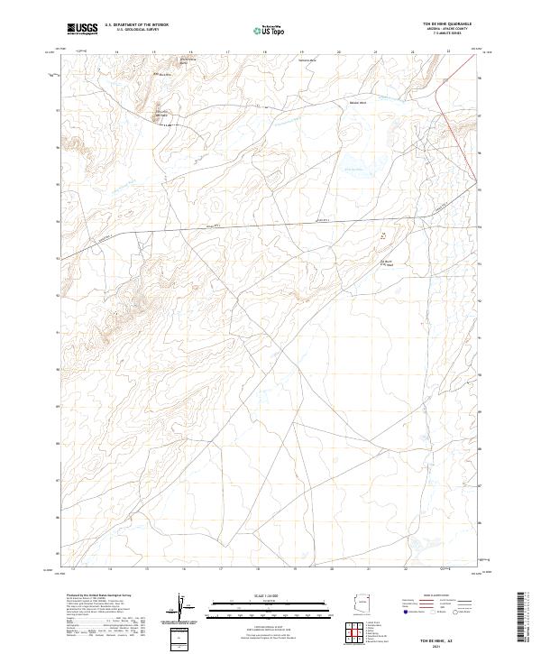 Toh De Niihe topographic map thumbnail