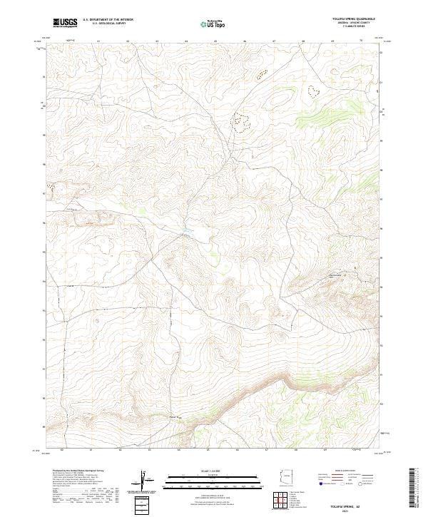 Tolapai Spring 2021 topographic map thumbnail