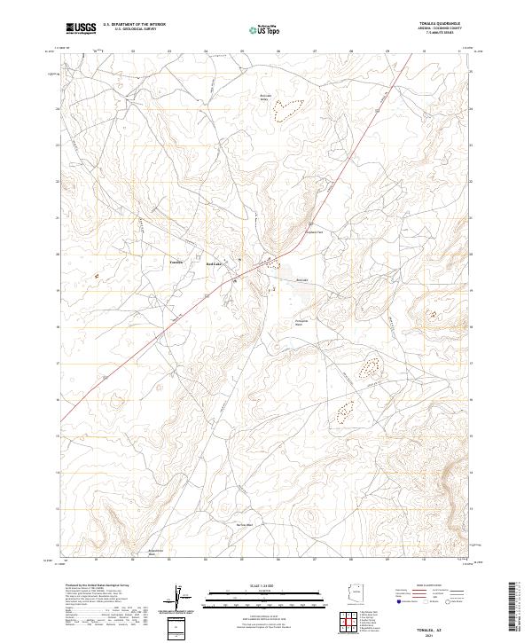 Tonalea topographic map thumbnail