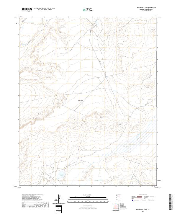 Tovar Mesa East topographic map thumbnail