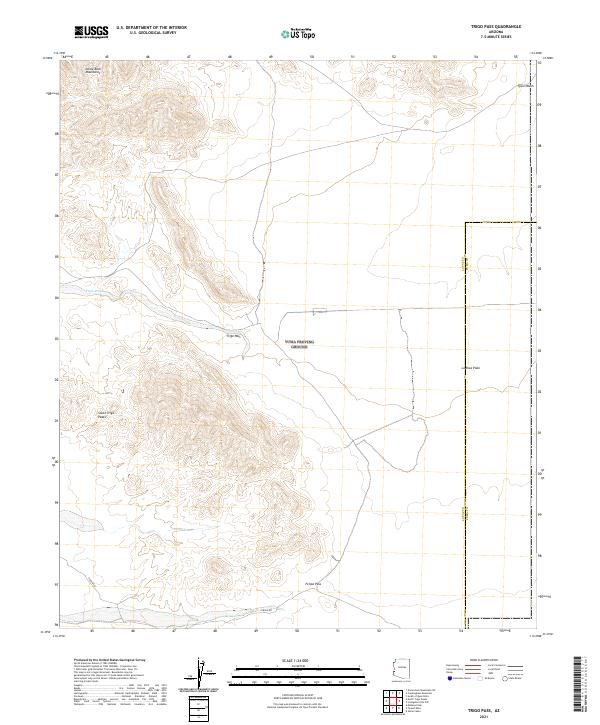 Trigo Pass 2021 topographic map thumbnail