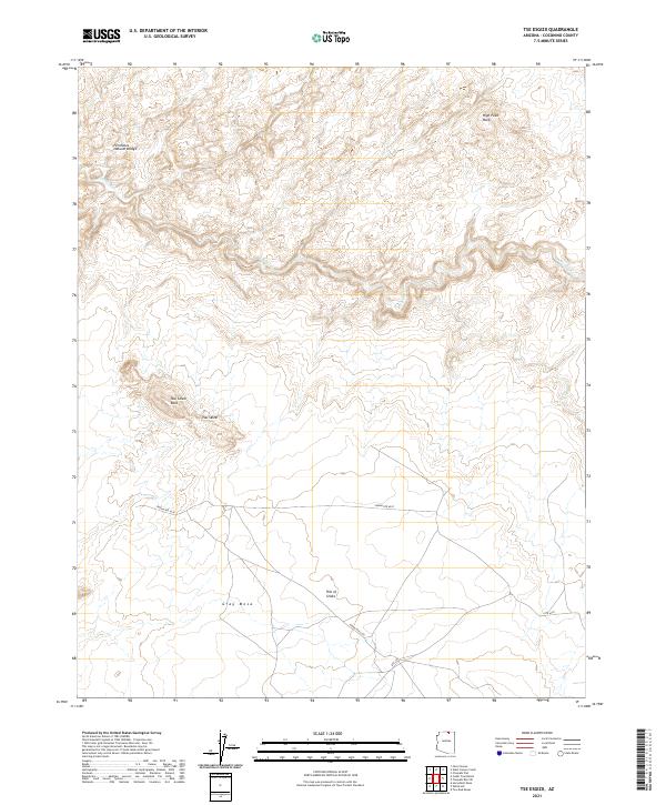 Tse Esgizii topographic map thumbnail