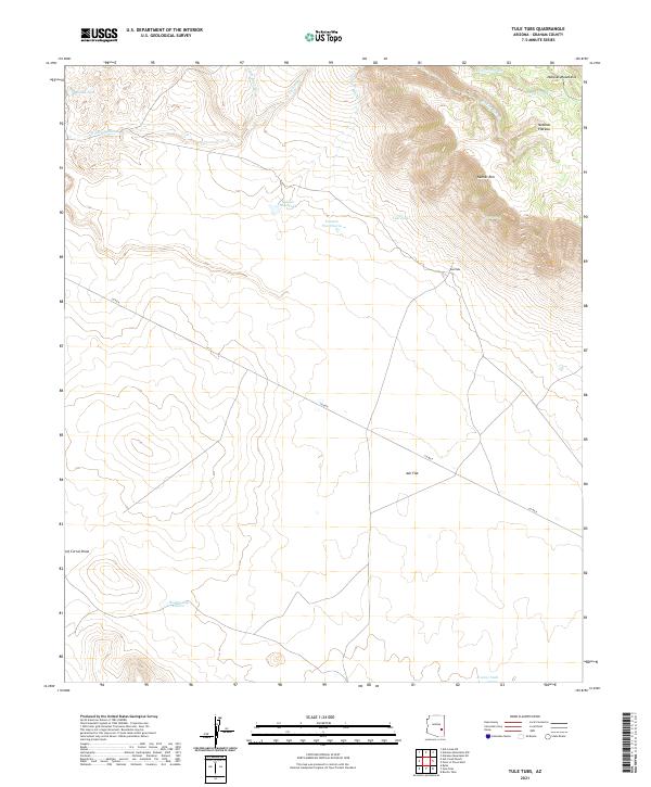 Tule Tubs 2021 topographic map thumbnail