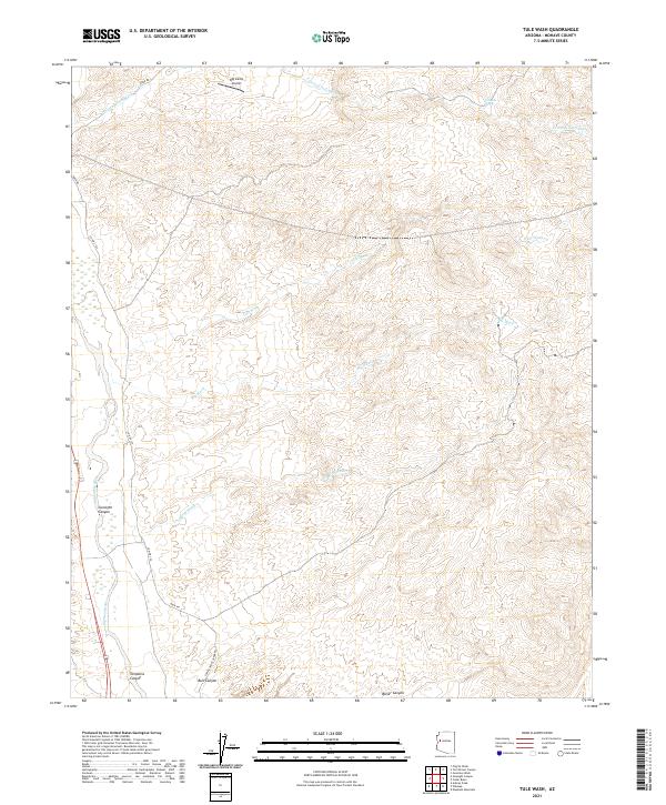 Tule Wash topographic map thumbnail