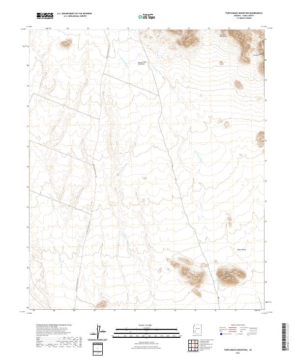 Turtleback Mountain 2021 topographic map thumbnail