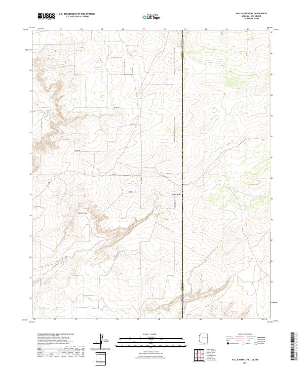 Valle Bonito NE topographic map thumbnail
