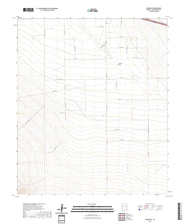 Vanar NW 2021 topographic map thumbnail